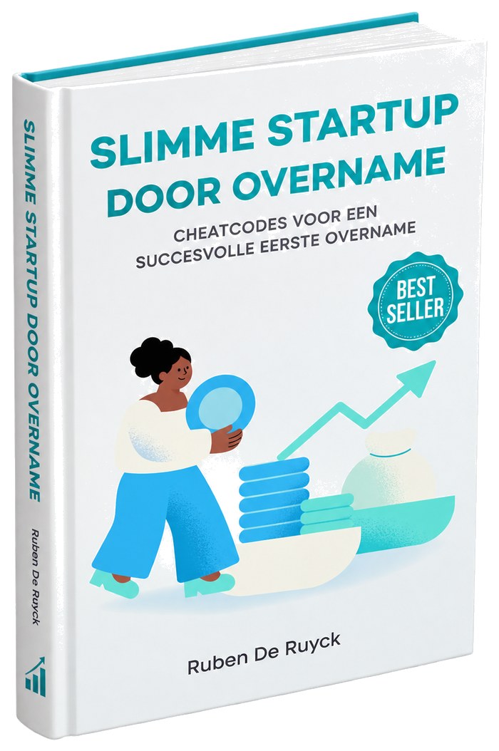 Boekcover Slimme Startup Door Overname — Ruben De Ruyck